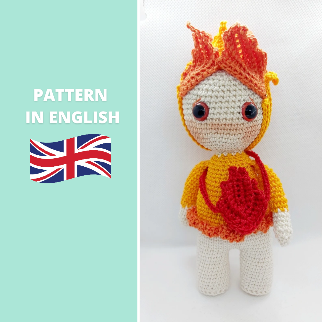 Amigurumi Patterns Elements of Nature – Earth, Water, Fire and Wind Dolls | Bilingual Sustainable Collection (PT/EN)