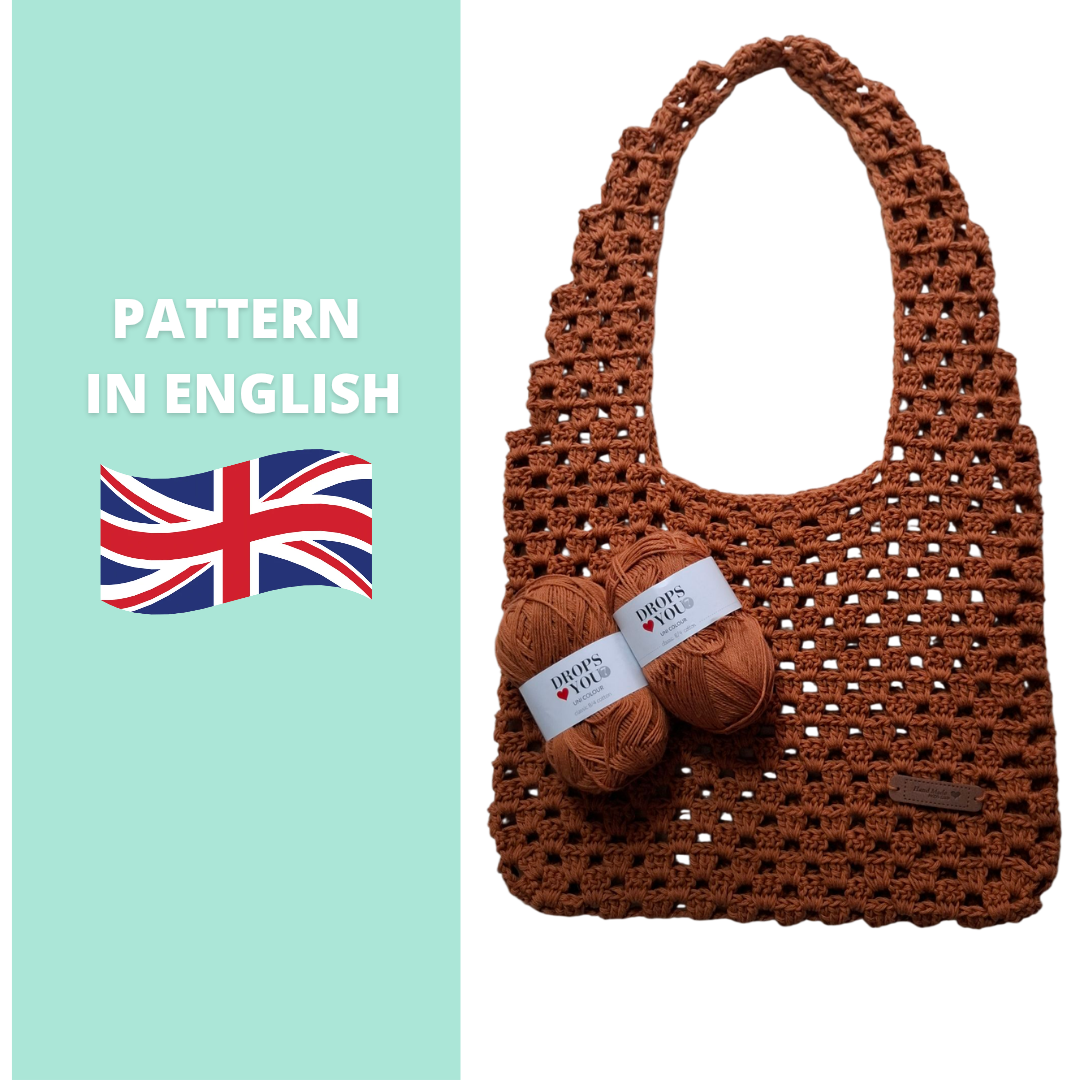 Digital Pattern for "Weekend Bag" – Crochet with DROPS Love You 7 Yarn