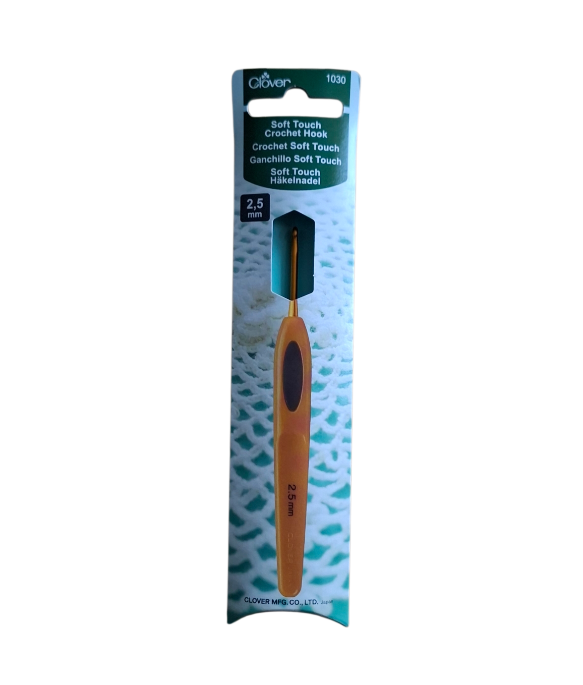 Clover Soft Touch Ergonomic Crochet Hook | Various Sizes – L