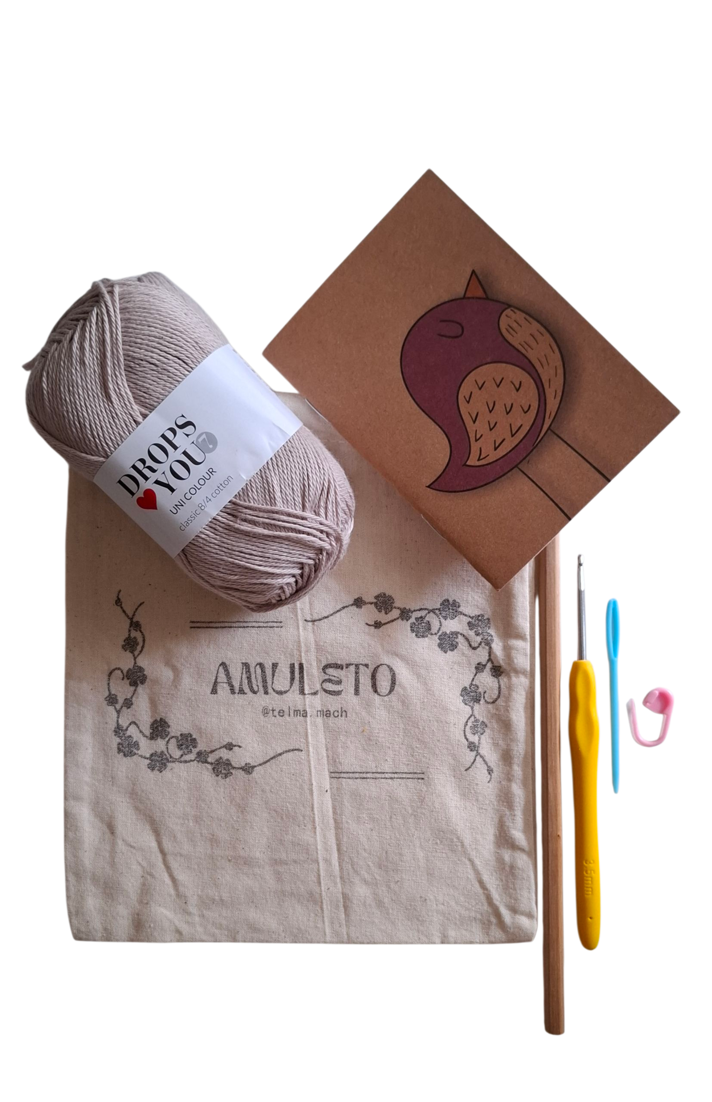 Digital Voucher – Introduction to Crochet and Amigurumi | Pack of 5 Lessons + Starter Kit