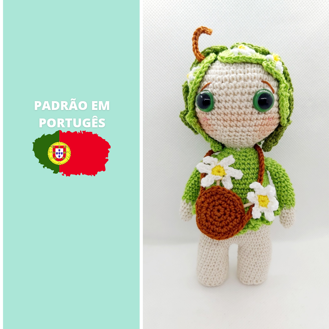 Amigurumi Patterns Elements of Nature – Earth, Water, Fire and Wind Dolls | Bilingual Sustainable Collection (PT/EN)