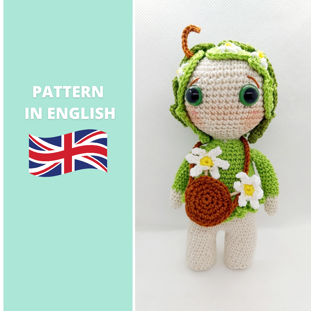 Amigurumi Patterns Elements of Nature – Earth, Water, Fire and Wind Dolls | Bilingual Sustainable Collection (PT/EN)