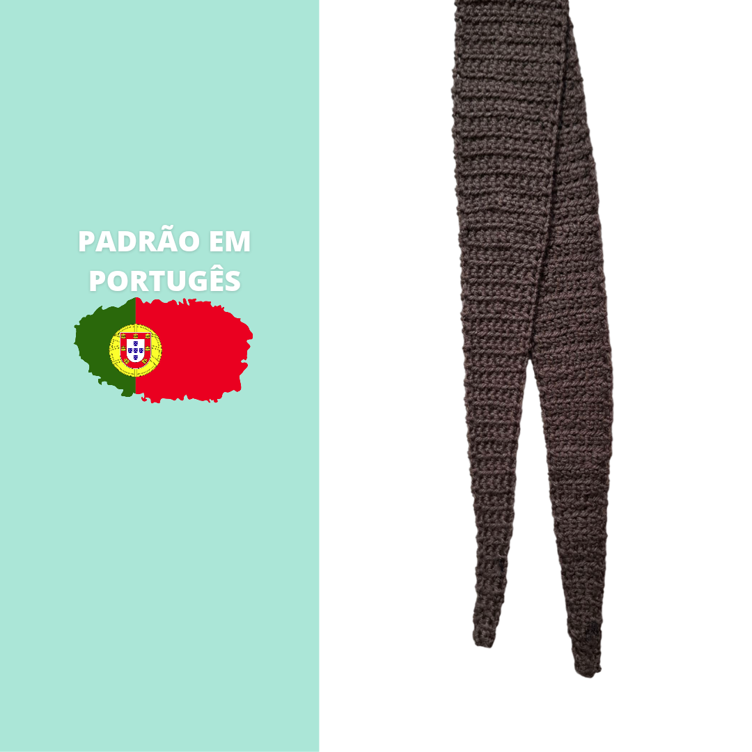 Digital Crochet Pattern — Winter Hug Scarf | Instant PDF
