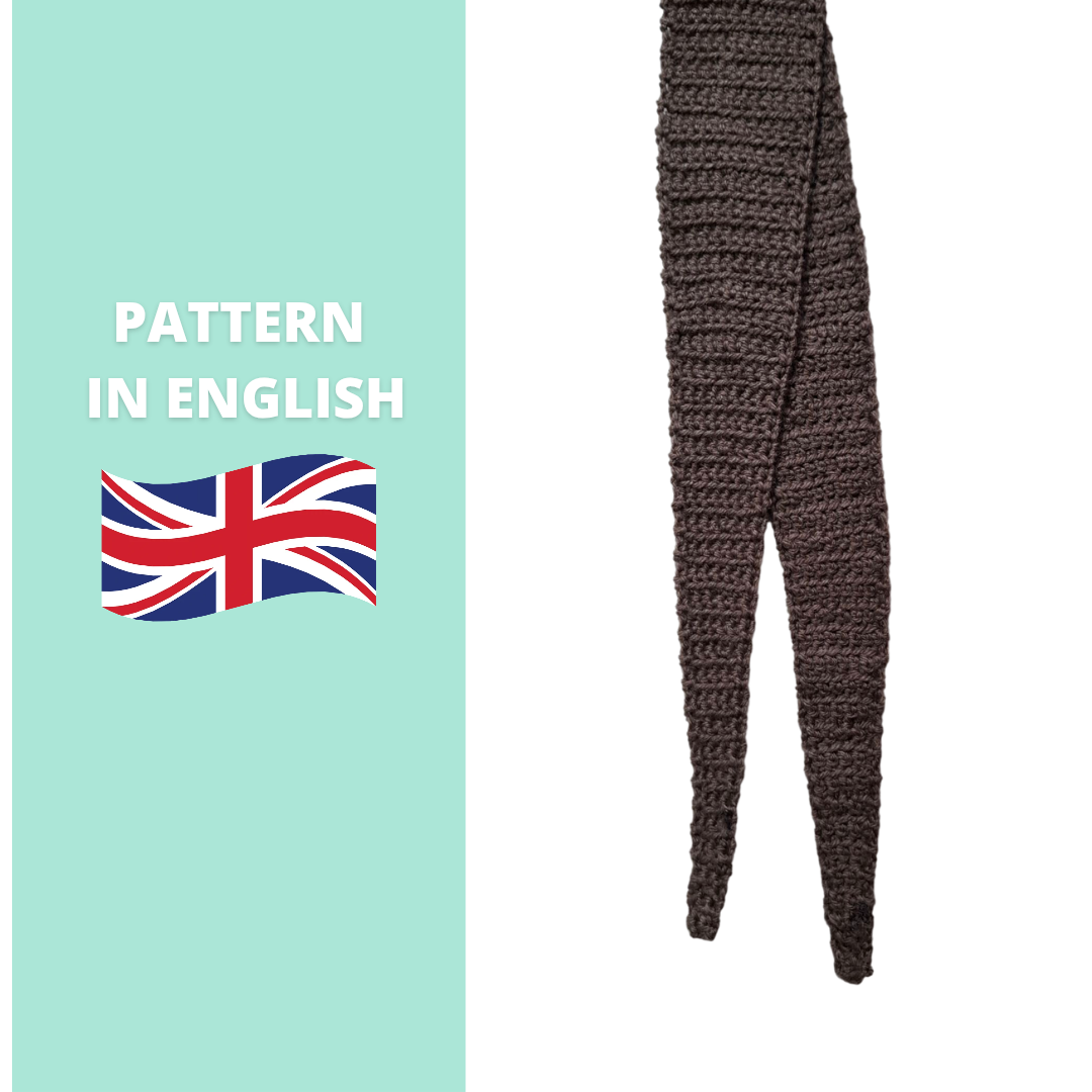 Digital Crochet Pattern — Winter Hug Scarf | Instant PDF