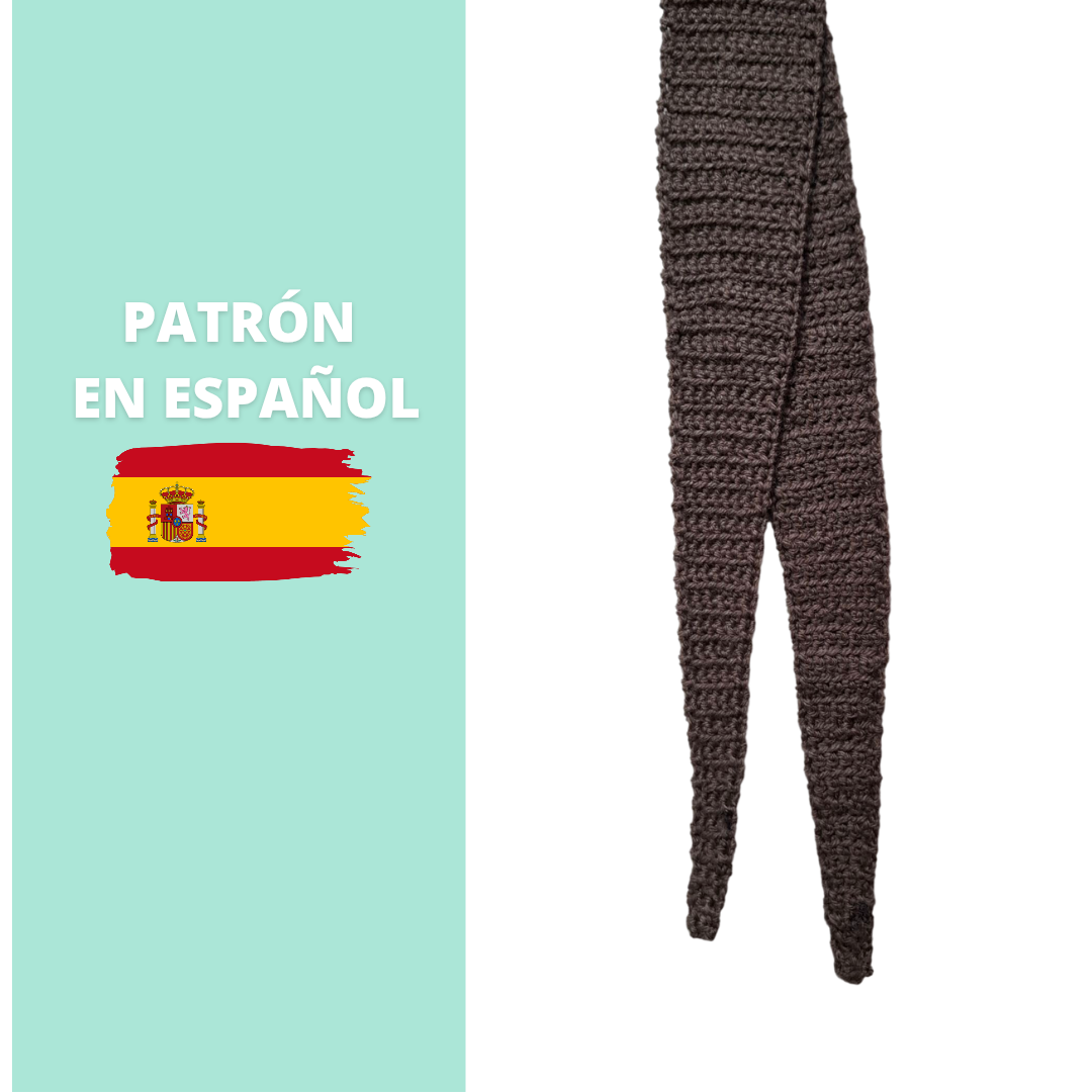 Digital Crochet Pattern — Winter Hug Scarf | Instant PDF
