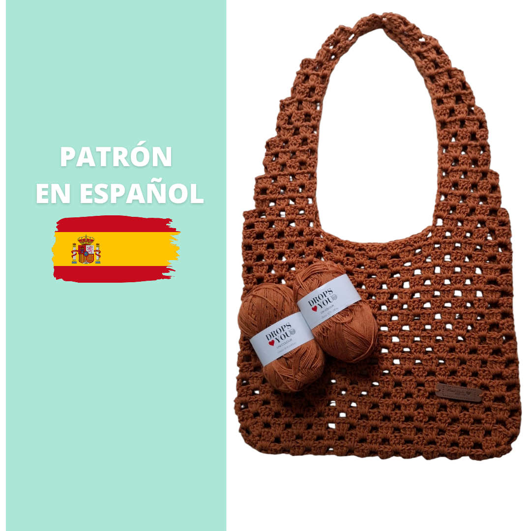 Digital Pattern for "Weekend Bag" – Crochet with DROPS Love You 7 Yarn
