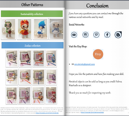 Padrões Amigurumi Elementos da Natureza – Bonecas Vento | Coleção Sustentável Bilíngue (PT/EN)