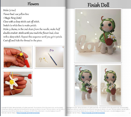 Padrões Amigurumi Elementos da Natureza – Bonecas Terra, Água, Fogo e Vento | Coleção Sustentável Bilíngue (PT/EN)