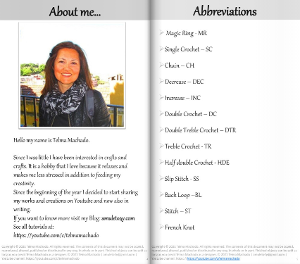 Padrões Amigurumi Elementos da Natureza – Boneca  Água | Coleção Sustentável Bilíngue (PT/EN)