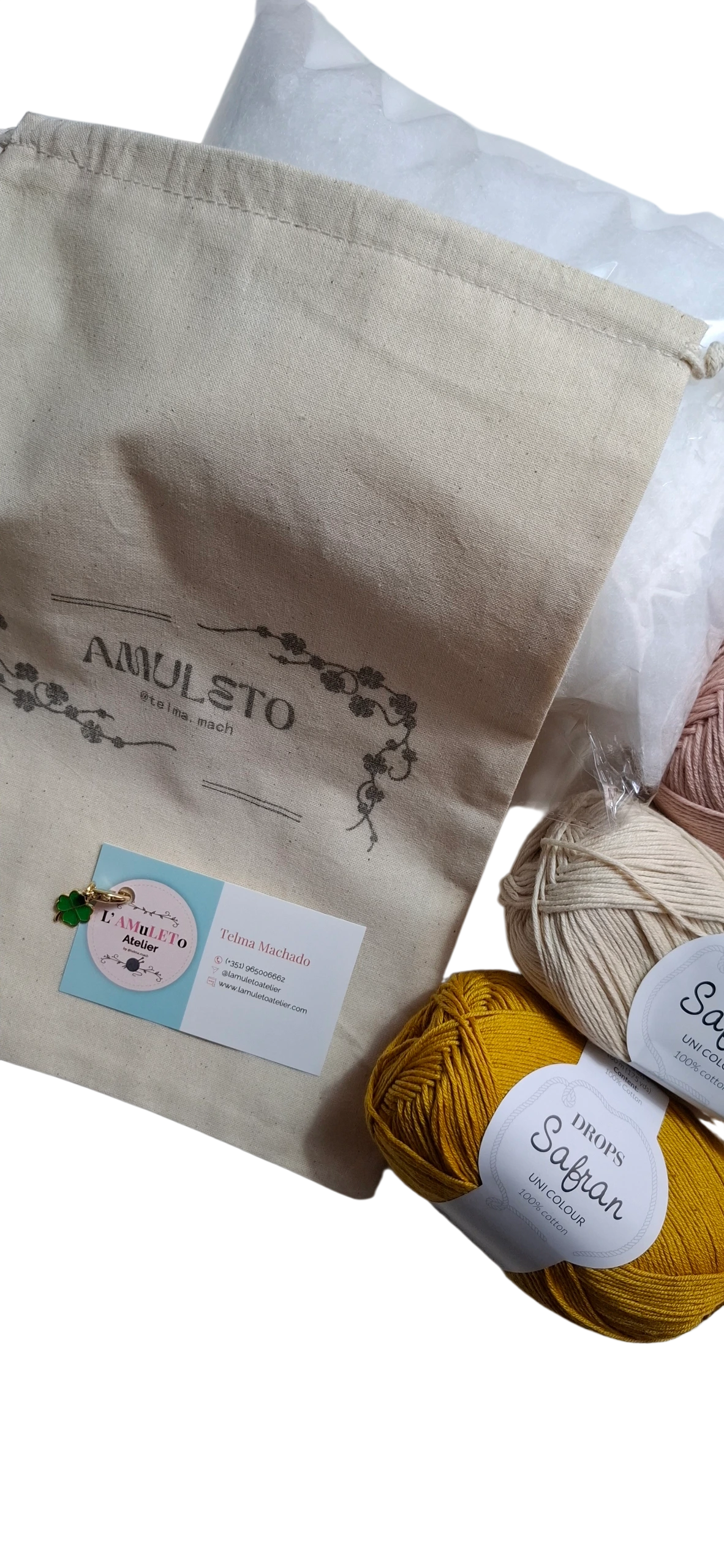 Kit Amigurumi Sistema Reprodutor Feminino