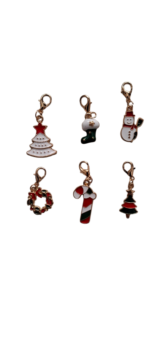 Marcadores de Croché Natalinos Drops – Pack 6 Marcadores Sortidos
